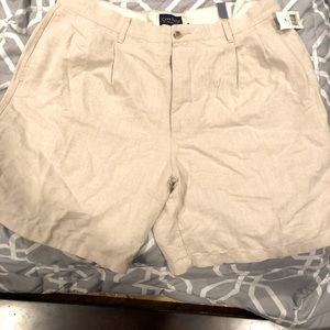 Men’s Club Room by Charter Club Linen Shorts, NWT!